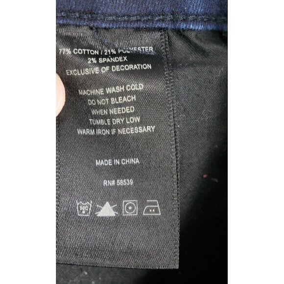 EUC KUT Mid Rise Dark Wash Skinny Jeans 4 - Picture 5 of 6